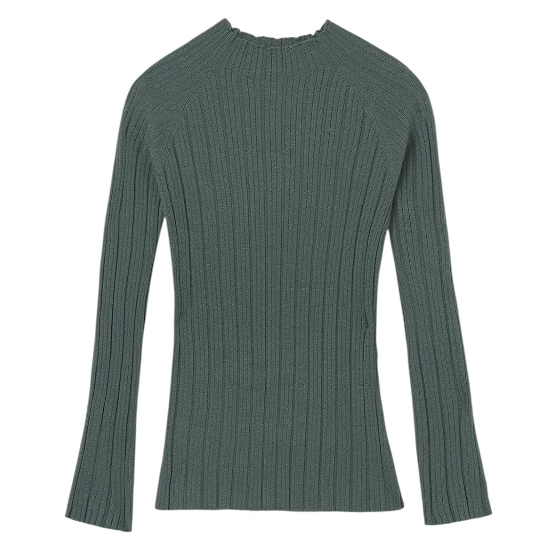 Mock Neck Sweater - Sage