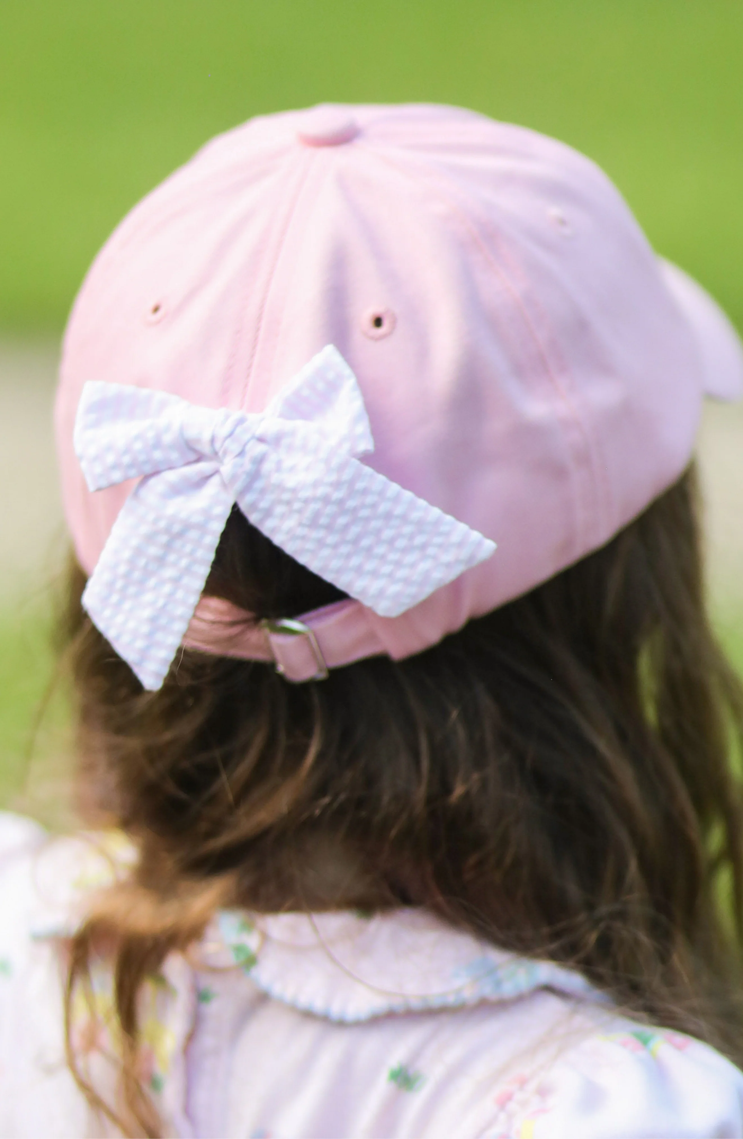 Rainbow Golf Cart Bow Baseball Hat