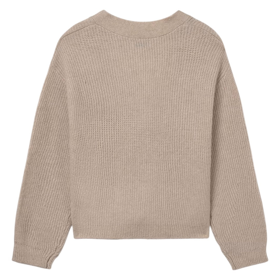 Knit Cardigan - Khaki