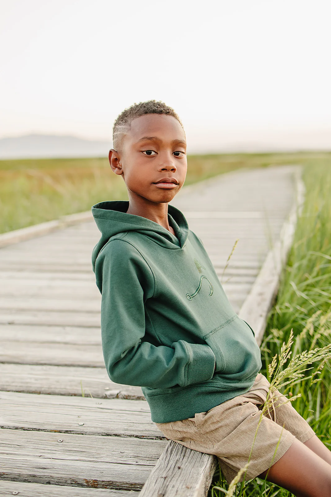 Levi Logo Hoodie - Mallard Green