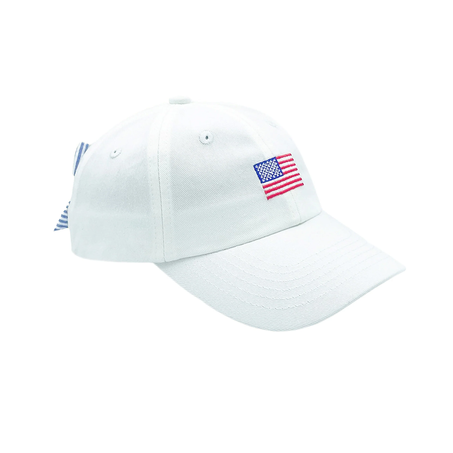 American Flag Bow Baseball Hat