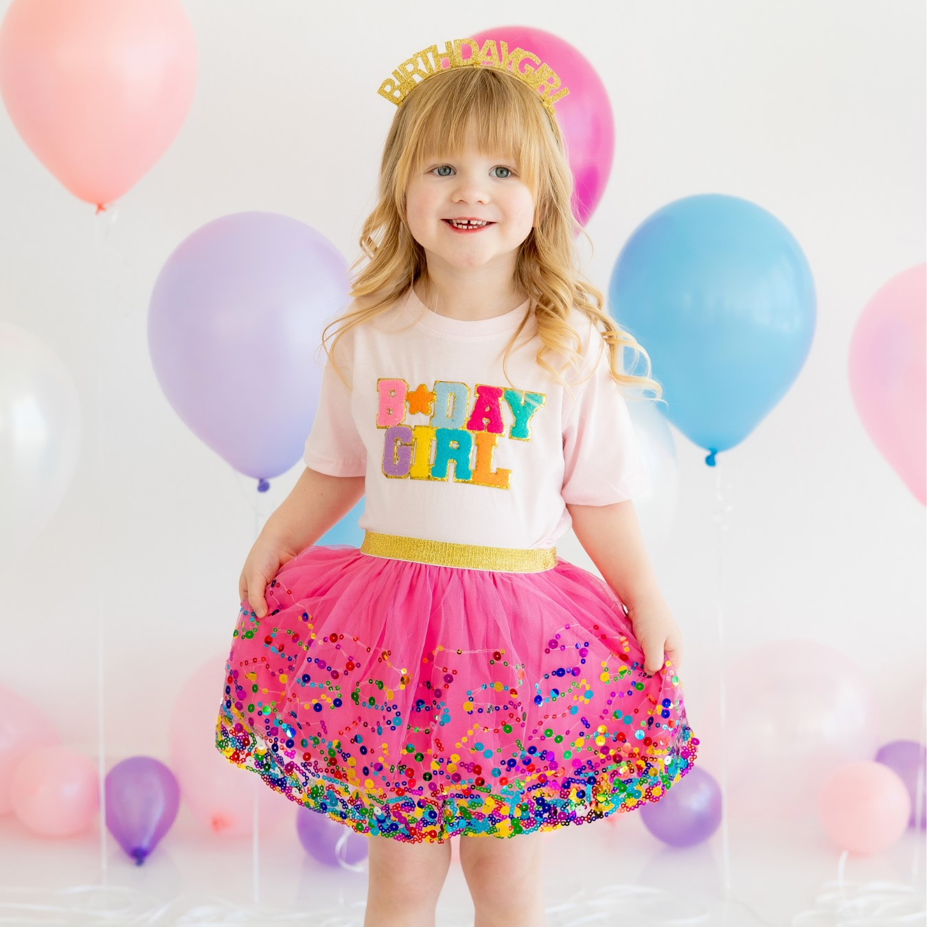 Birthday Girl Patch S/S T-Shirt