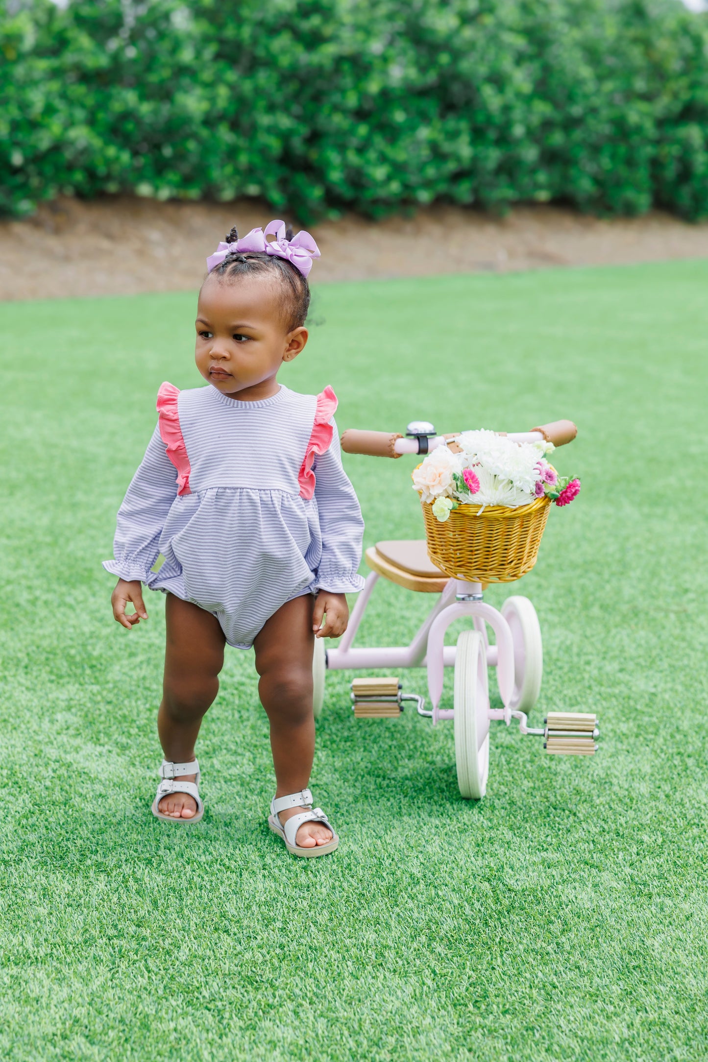 Olivia Bubble - Lav. Stripe/Pink