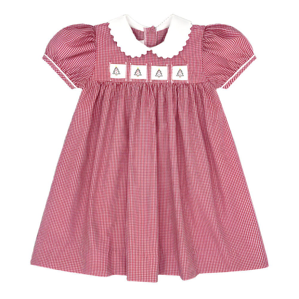 Ruth Dress - Red Minigingham