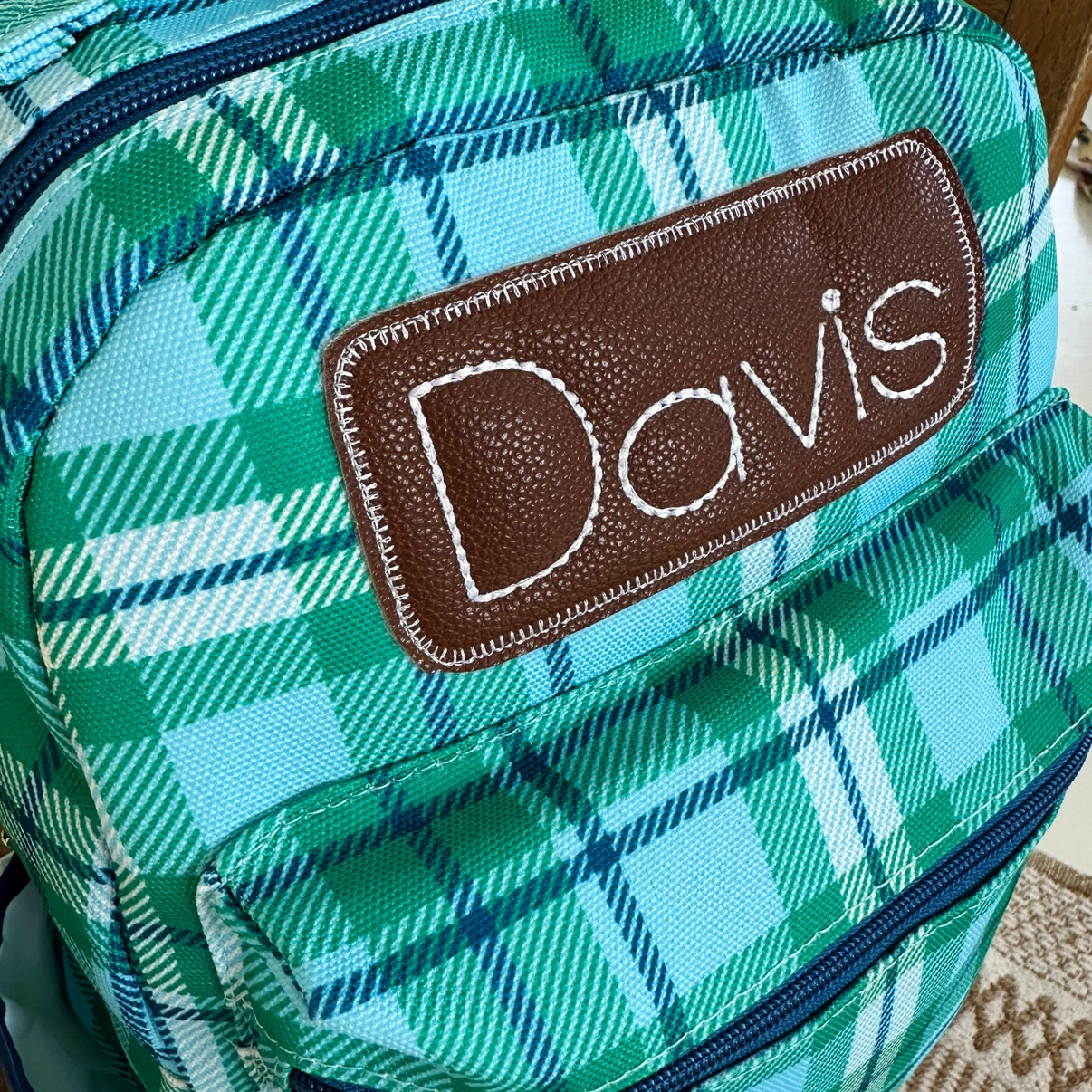 Preppy Plaid Backpack