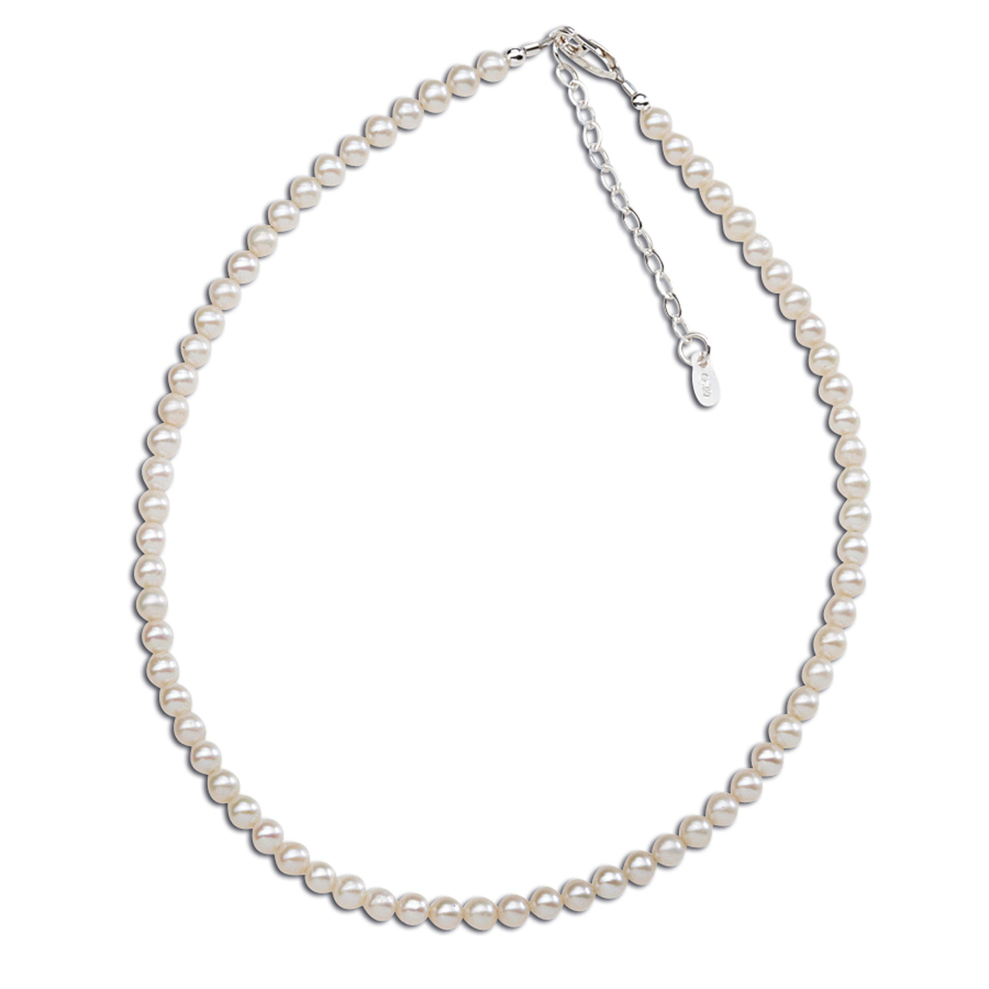 Pearl Necklace - Sterling Silver