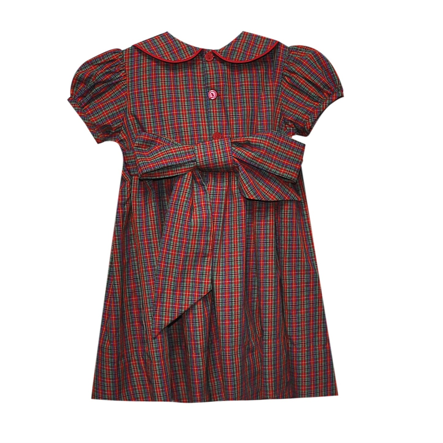Juliette Dress - Red Plaid