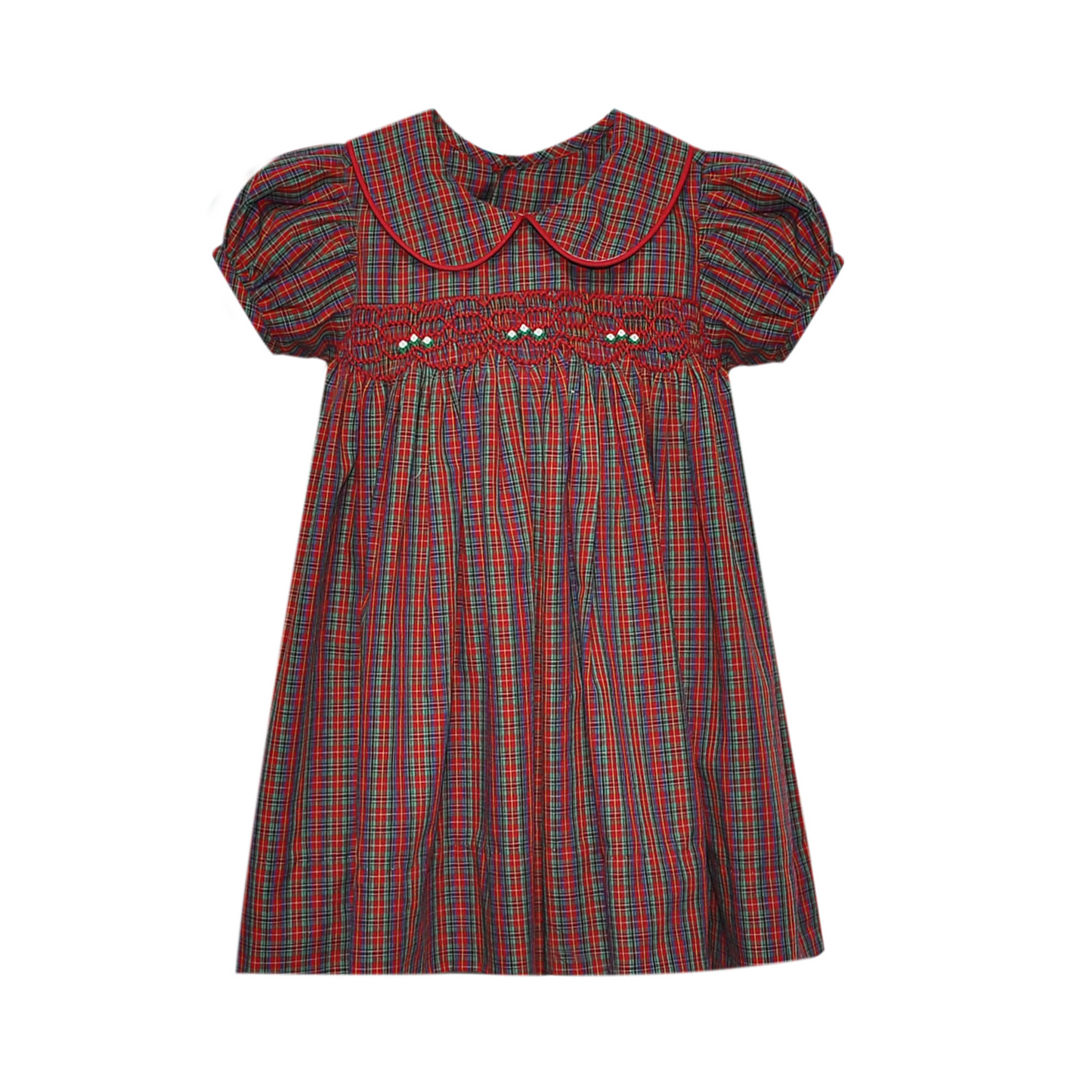 Juliette Dress - Red Plaid