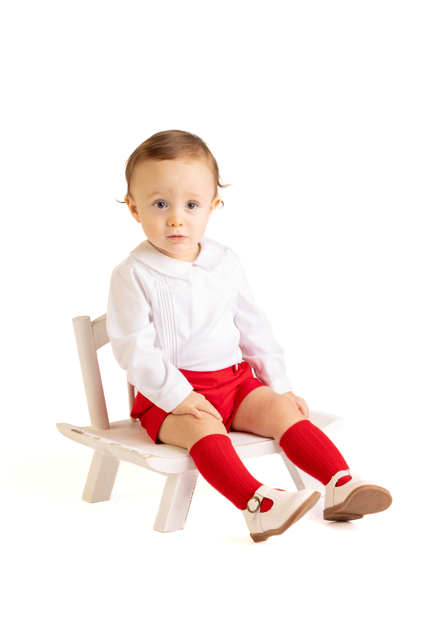 Classic Tabs Boy Set - Red