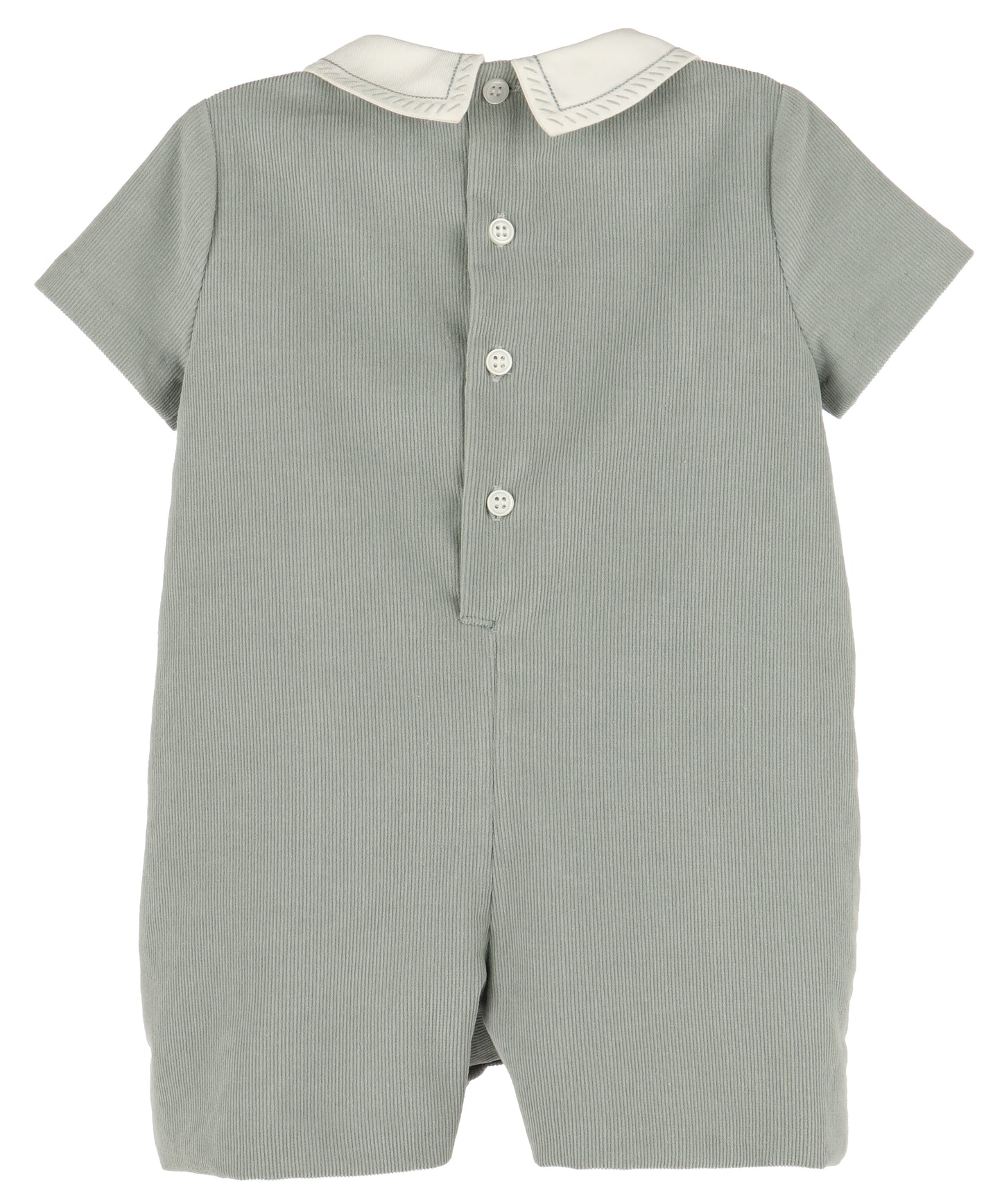 Cozy Cord Romper - Green