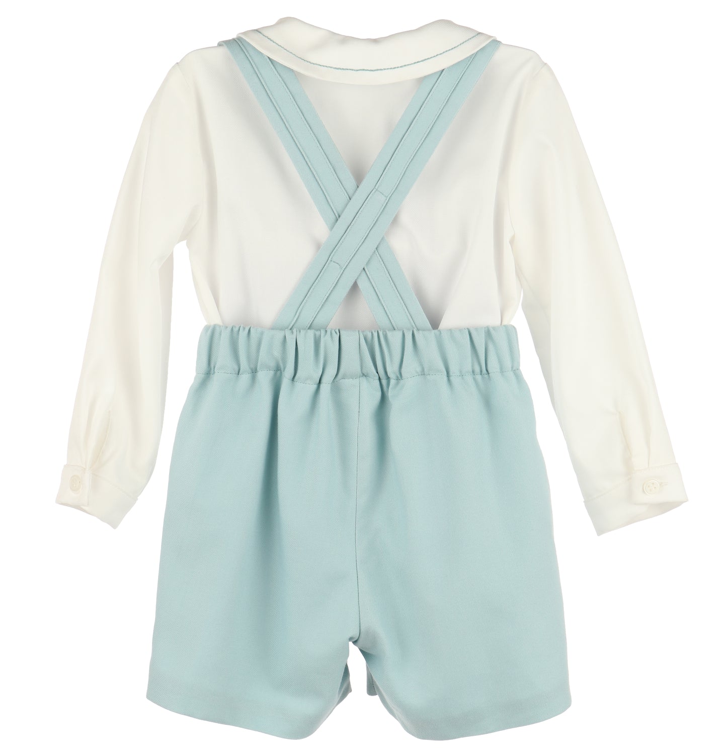 Suspenders Boy Set - Green