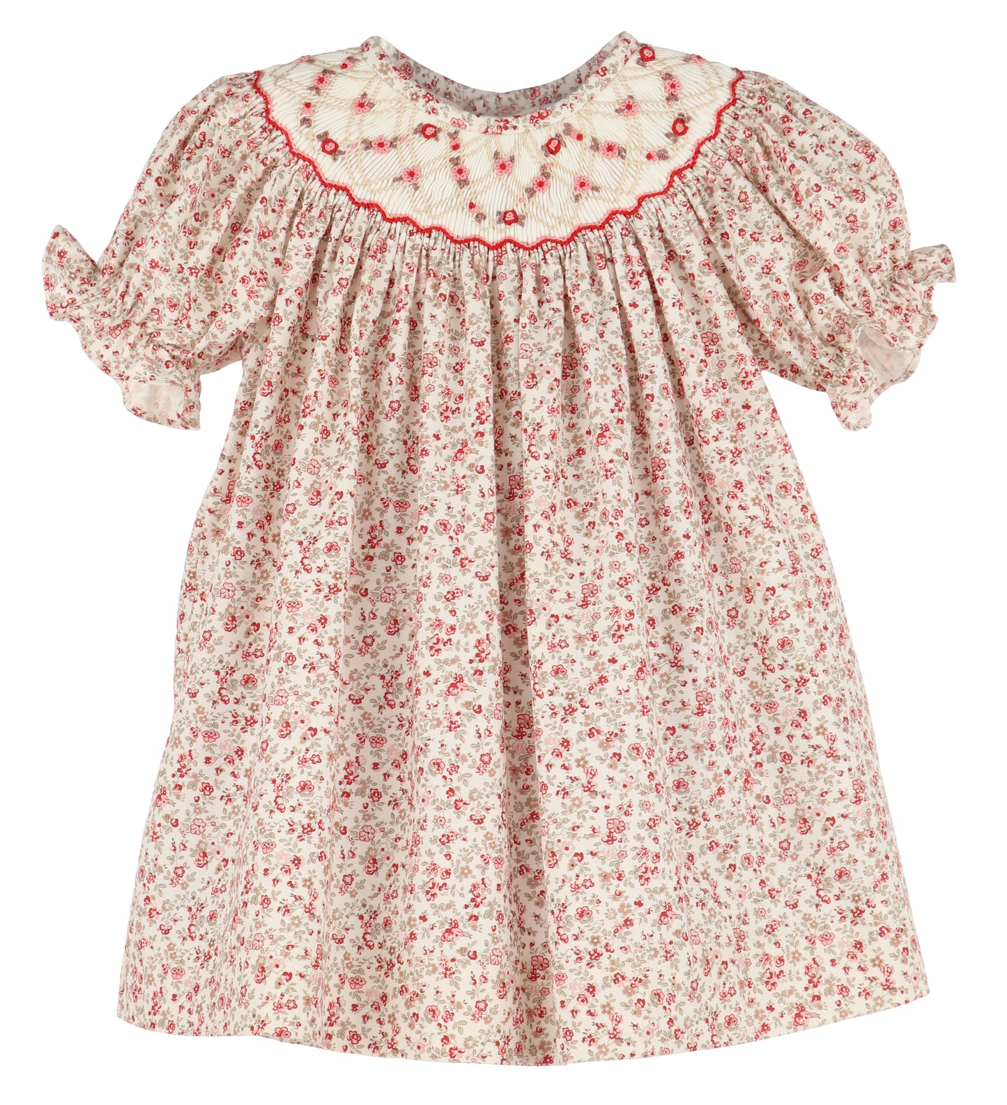 Mulberry Floral Bishop - Red