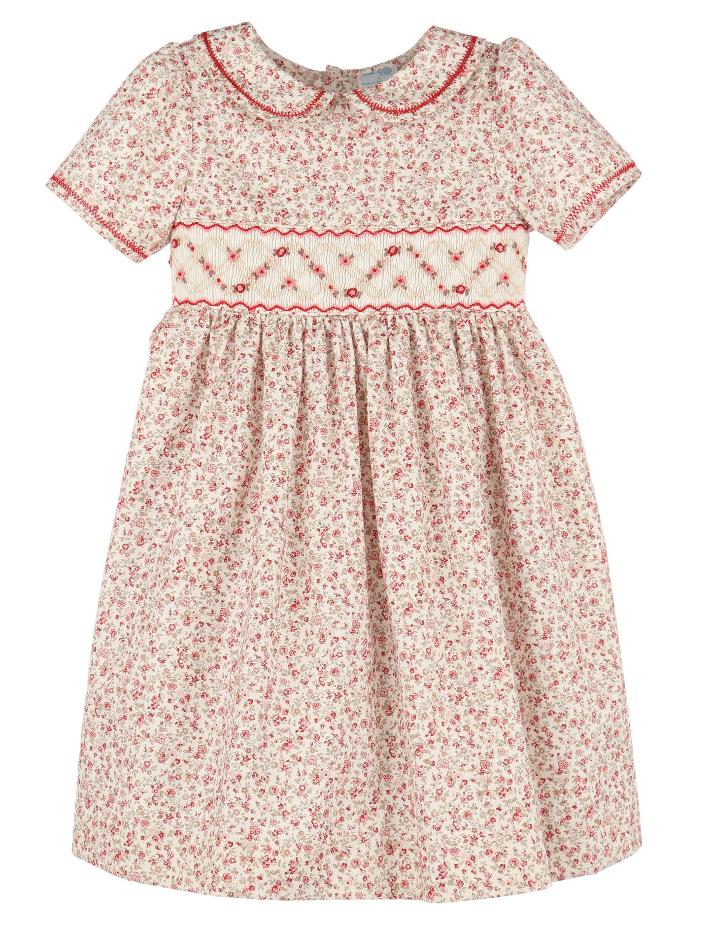 Mulberry Floral Dress - Red