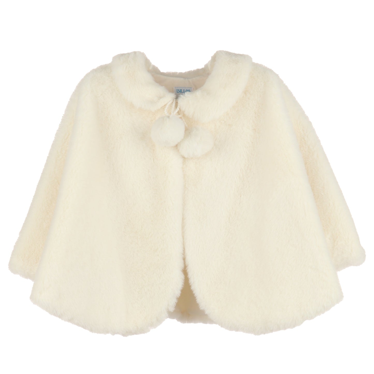 Cozy Fuzzy Cape - Ivory