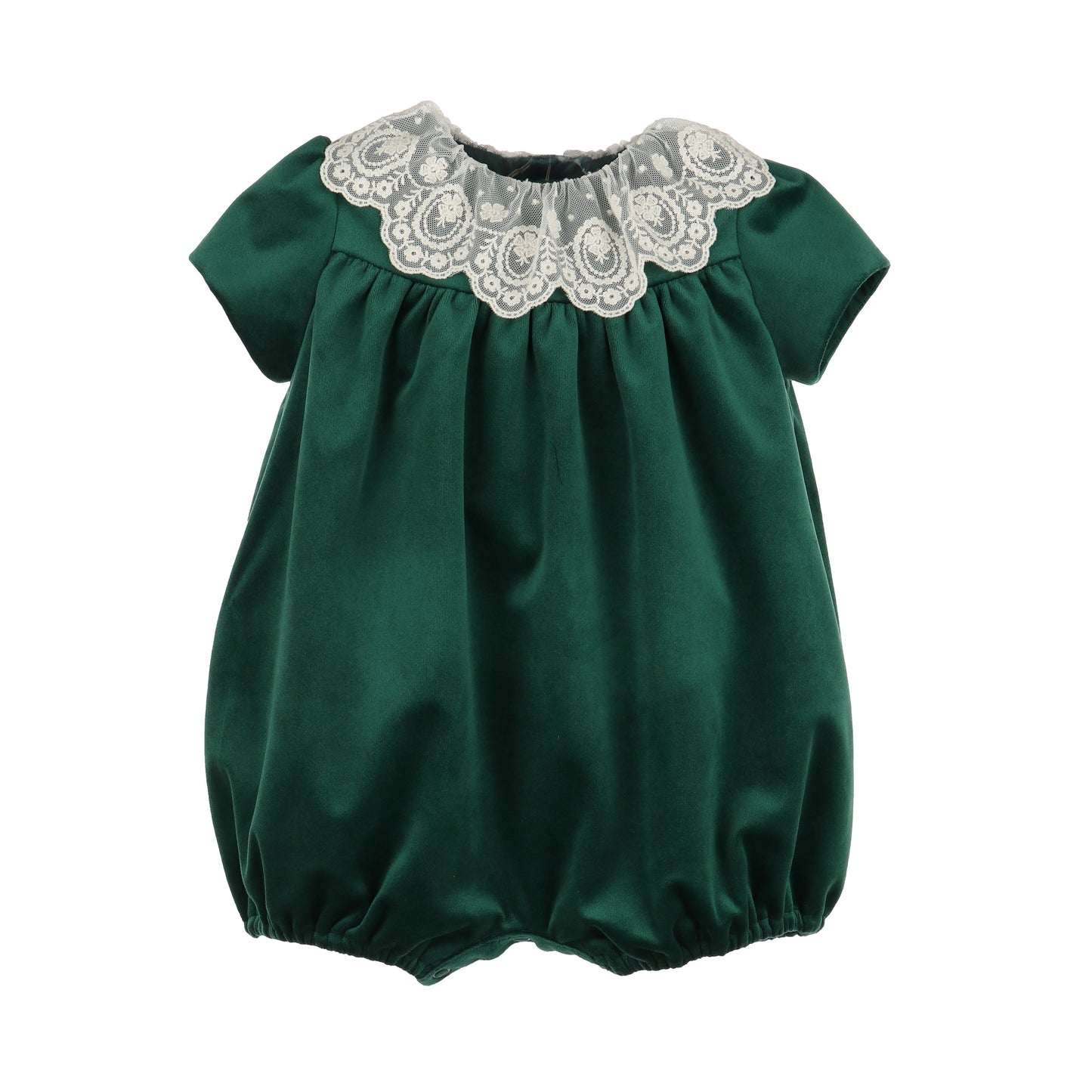 Deluxe Velvet Girl Bubble - Green