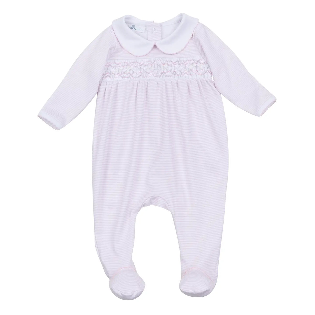 Mini Stripe Smocked Footie - 4452-492