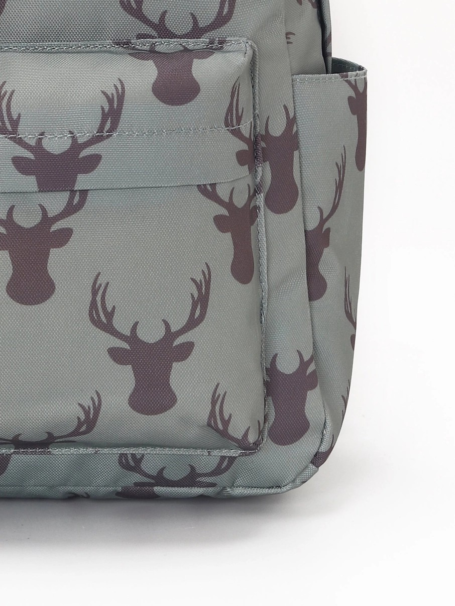 Deer Printed Backpack