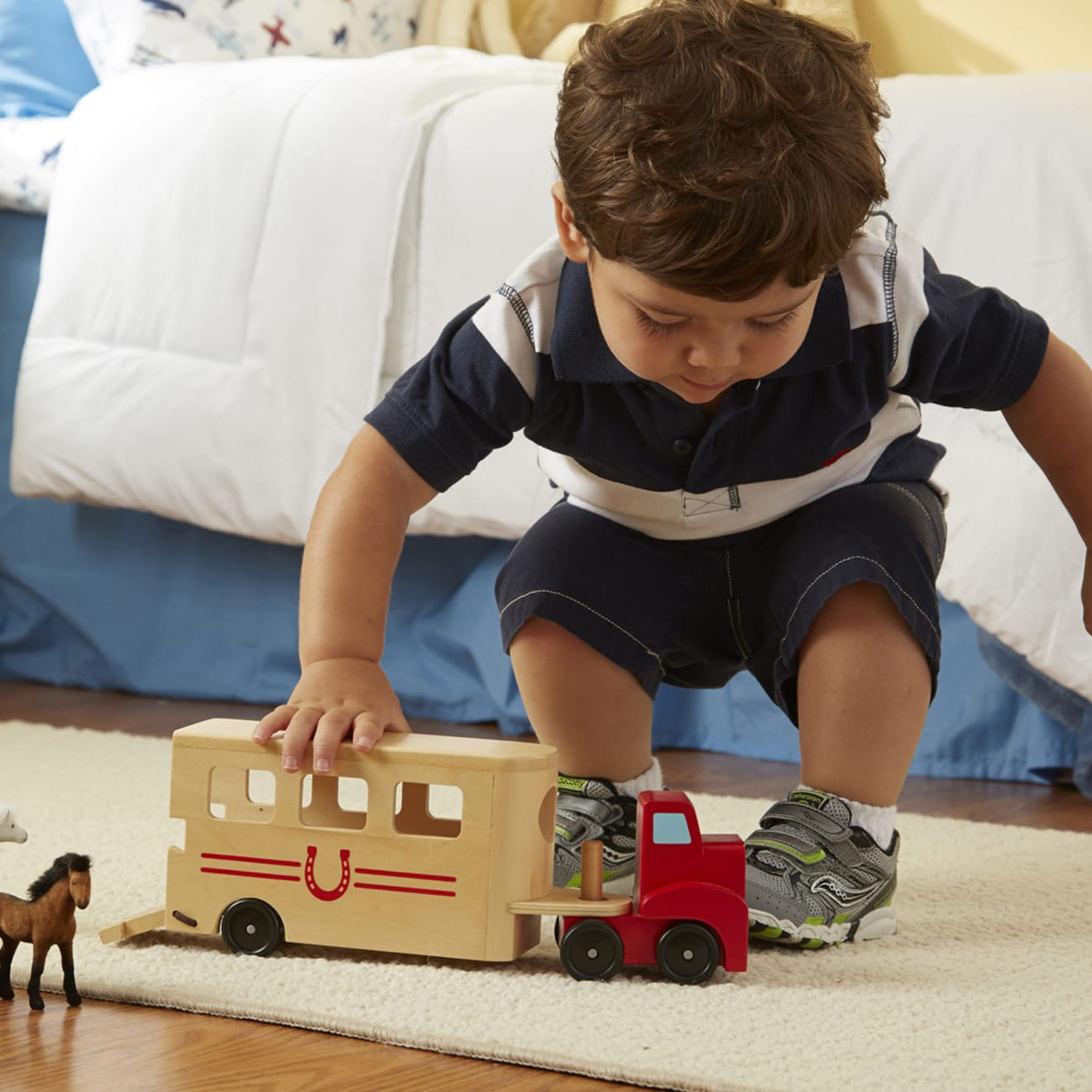 Horse Carrier Vehicle Play Set