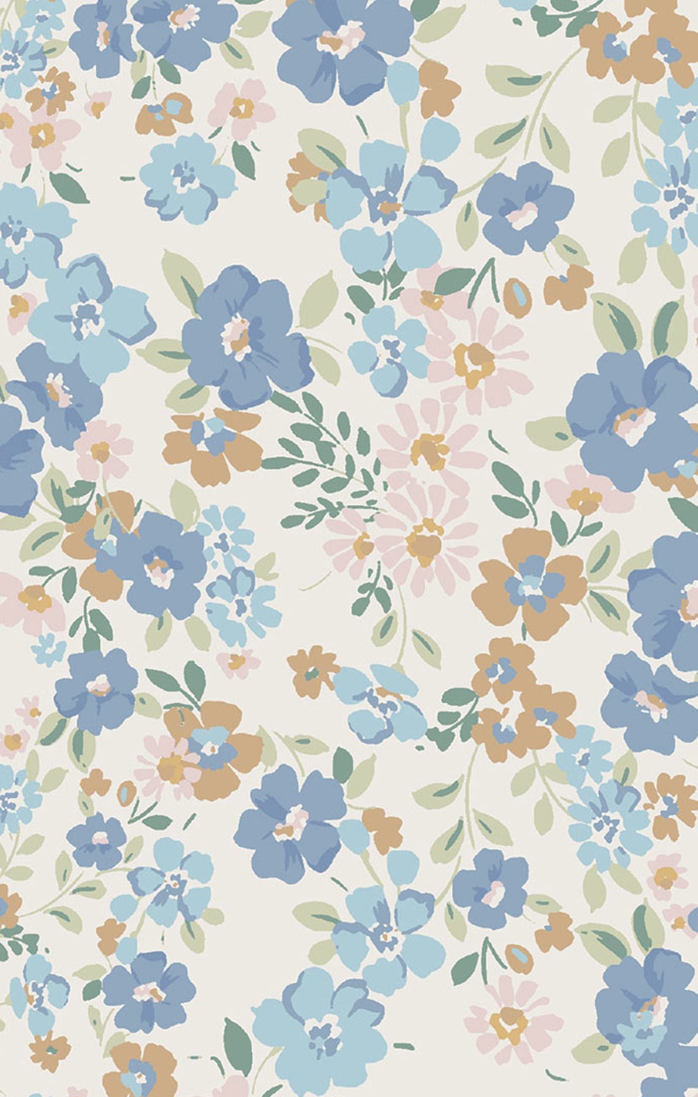 Sweet Rose Calico - L/S Romper