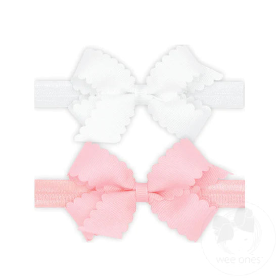Mini Scallop Headbands 2PK - 9972