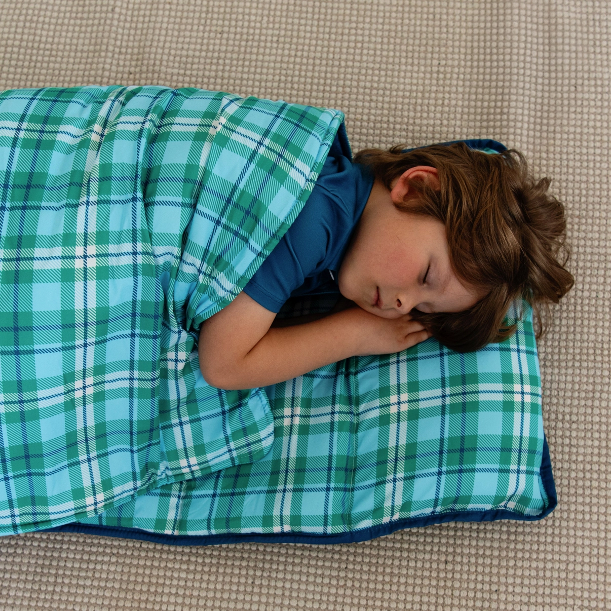 Preppy Plaid Nap Mat