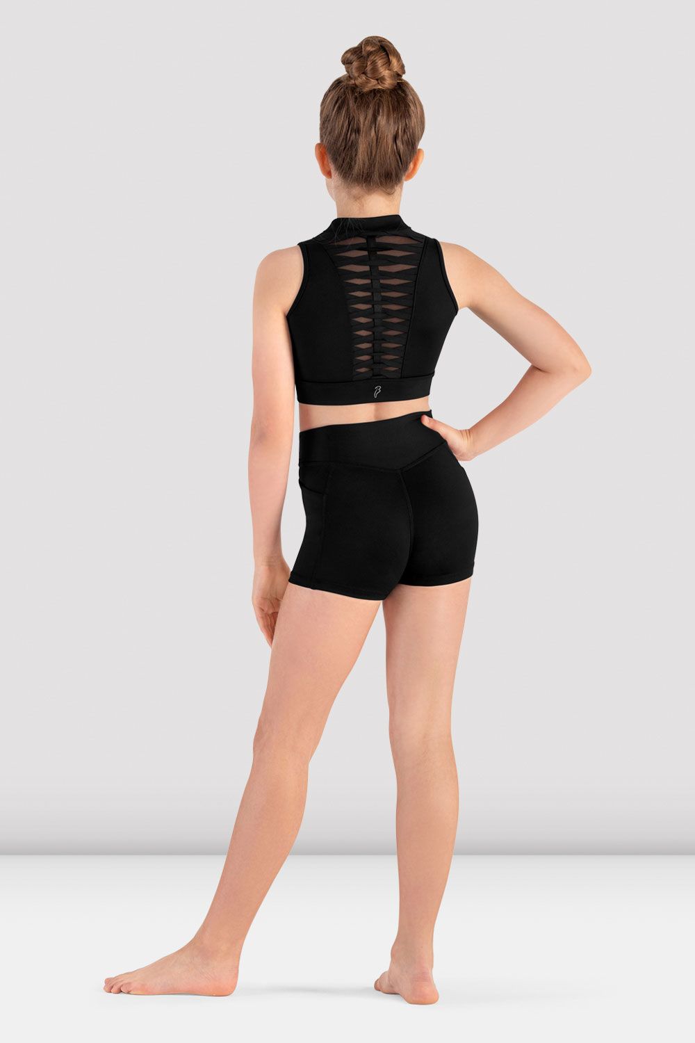 Nicolia V Front Short - Black