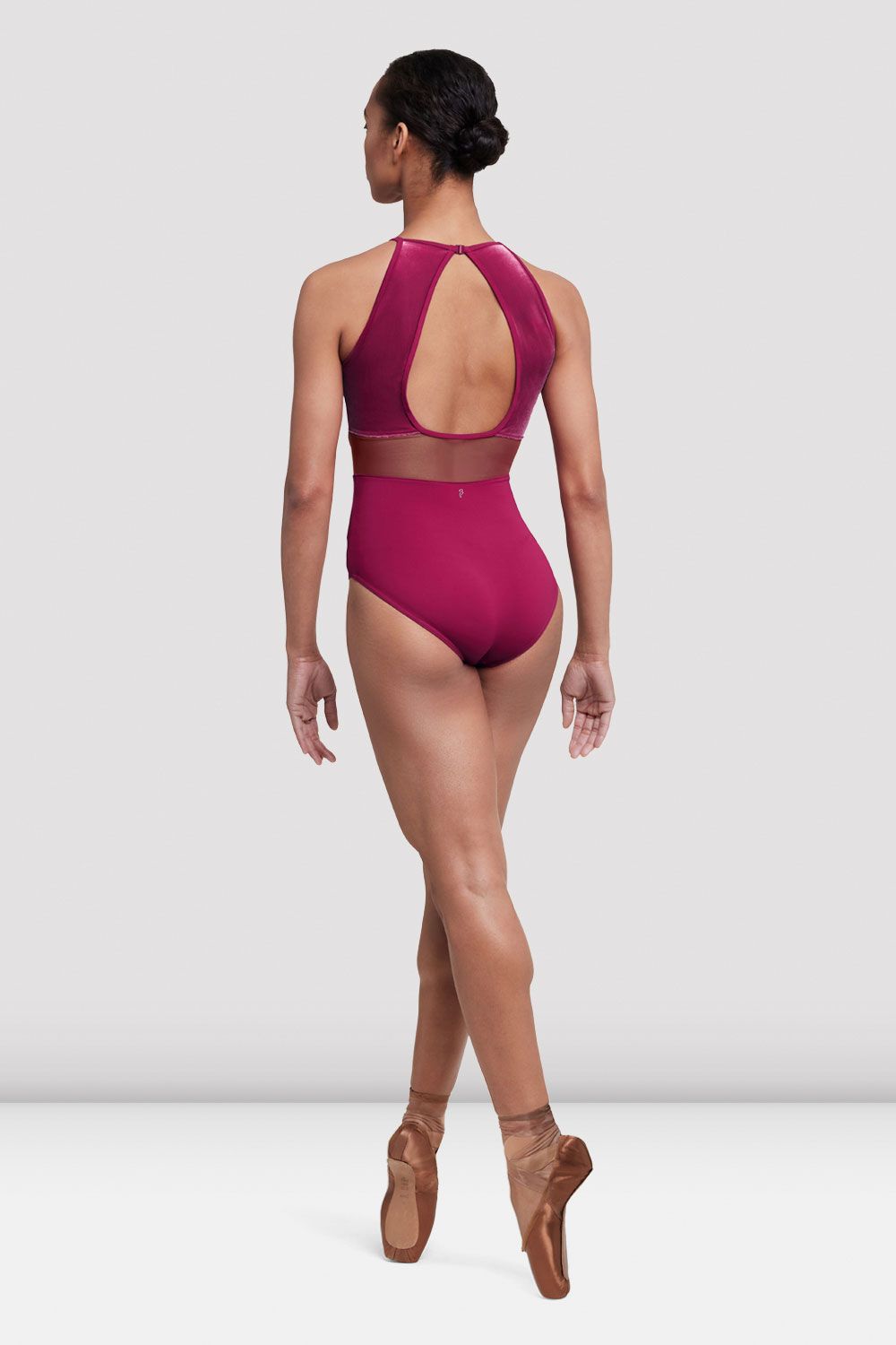 Open Back Halter Leotard