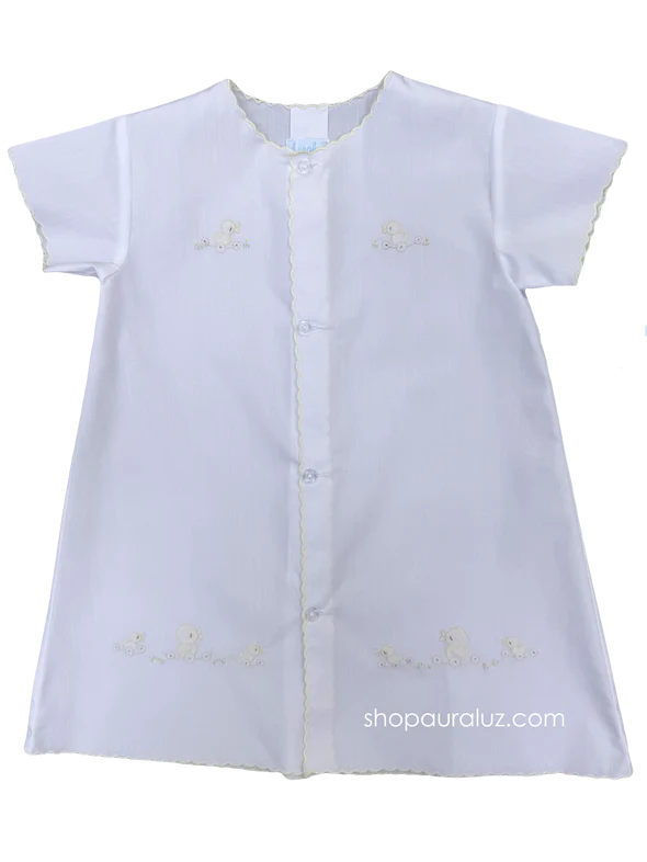 Wht/Y Emb. Daygown - 315