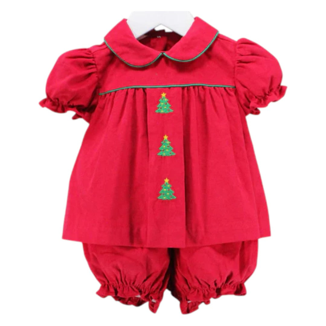 Red Christmas Tree Claire Set