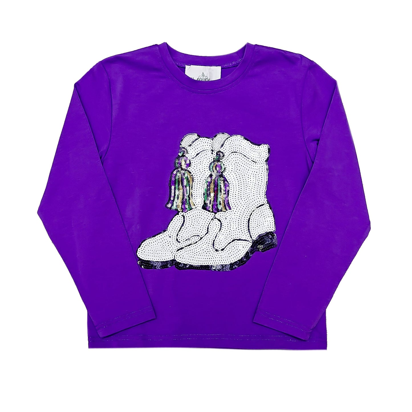 Mardi Gras Boots L/S Top