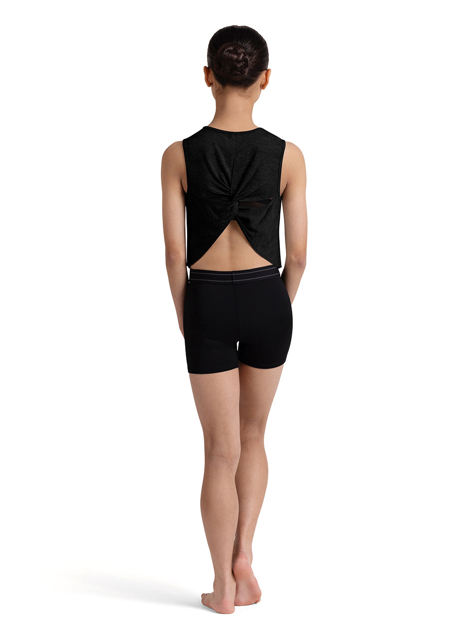 Twist Back Tee - Black