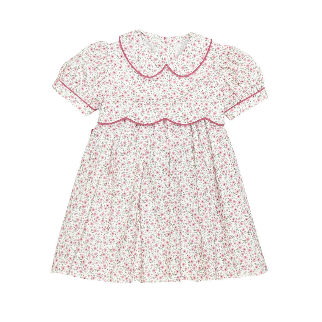 Tiny Pink Roses Garden Hailey Dress
