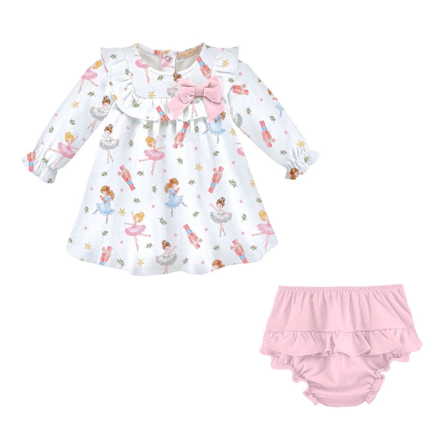 Pink Nutcracker Bow Dress