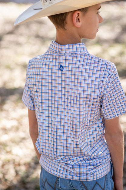 Brazos Plaid Polo