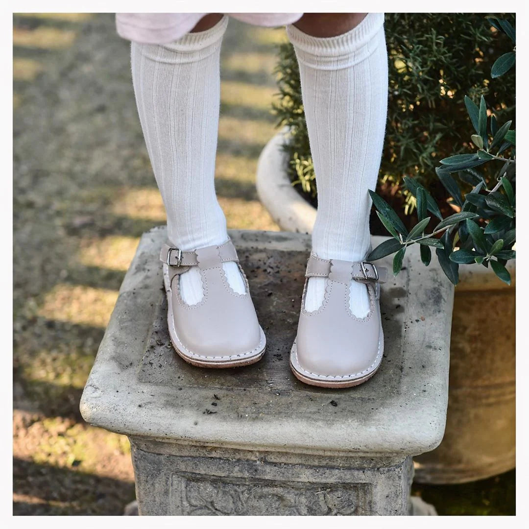Selina Scallop T-Strap - F-500