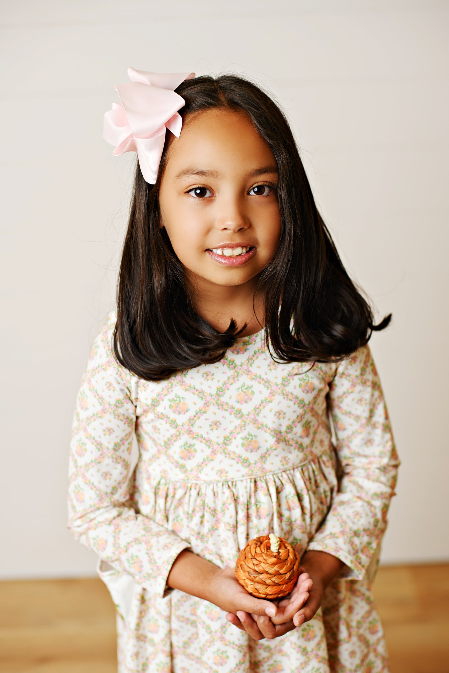 Pumpkin Trellis Pocket Dress