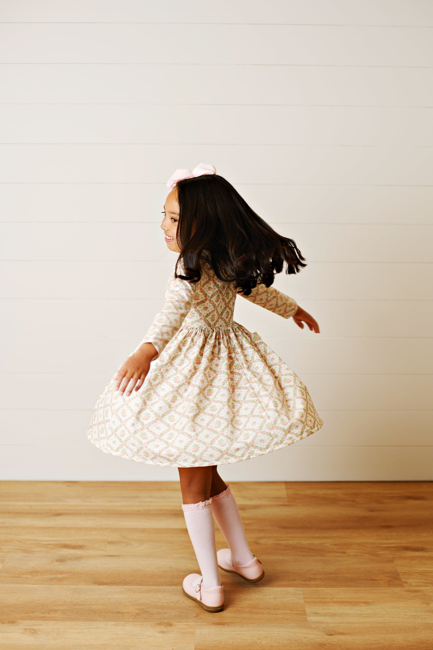 Pumpkin Trellis Pocket Dress
