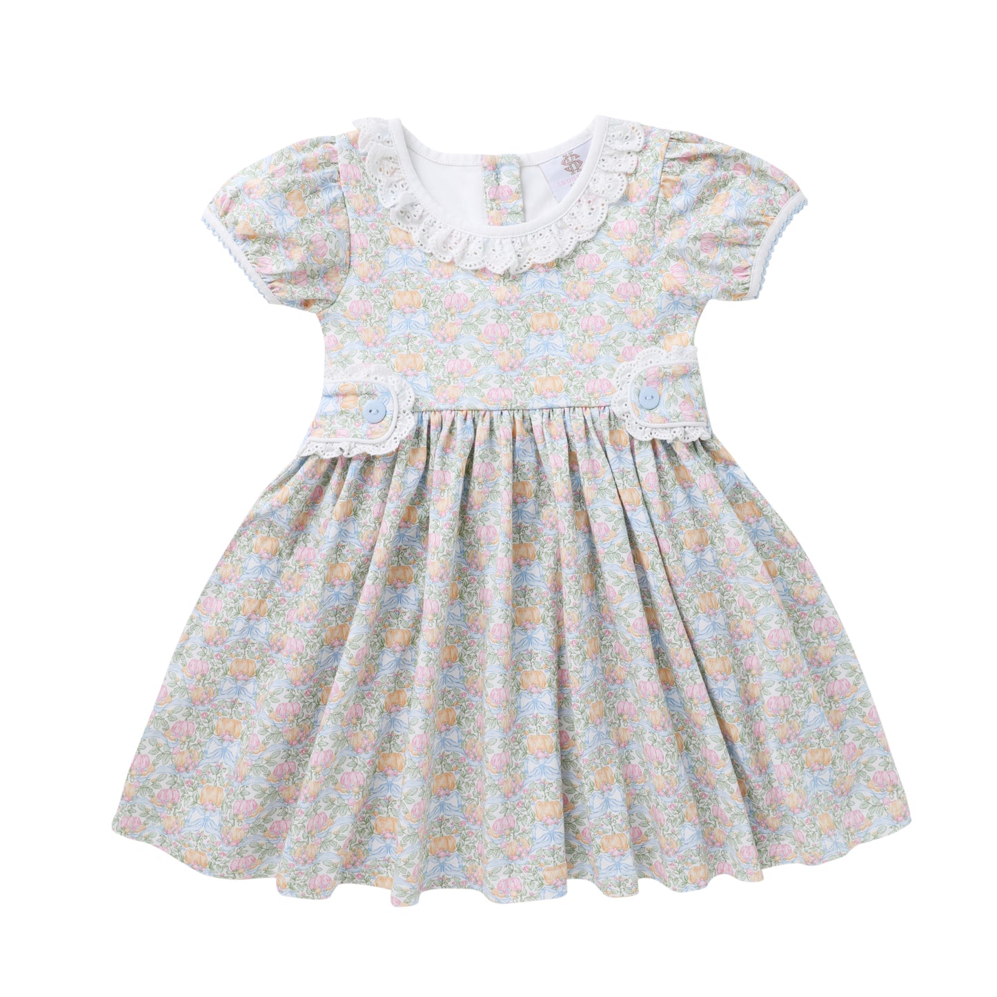 Gwen Pumpkin Tab Dress