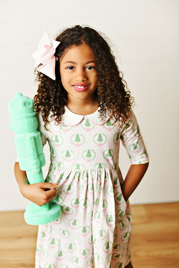 Christmas Tree Twirl Dress
