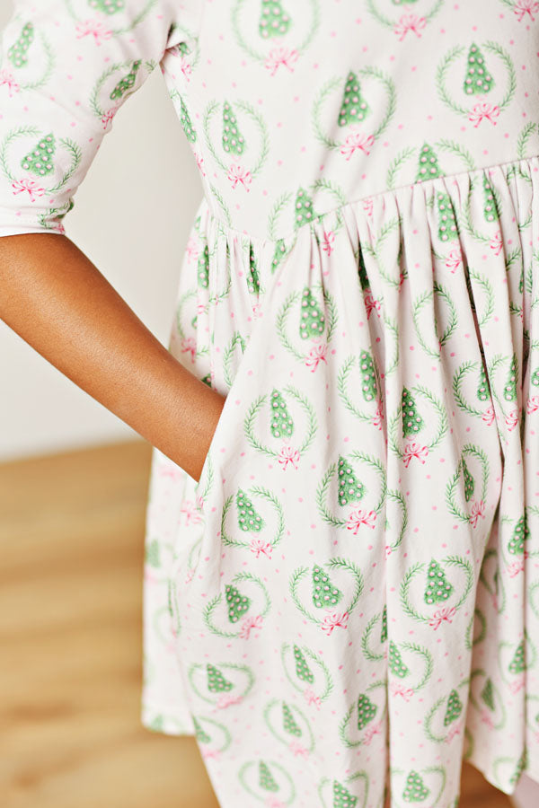 Christmas Tree Twirl Dress