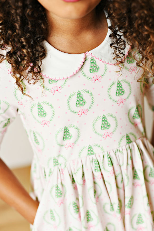 Christmas Tree Twirl Dress