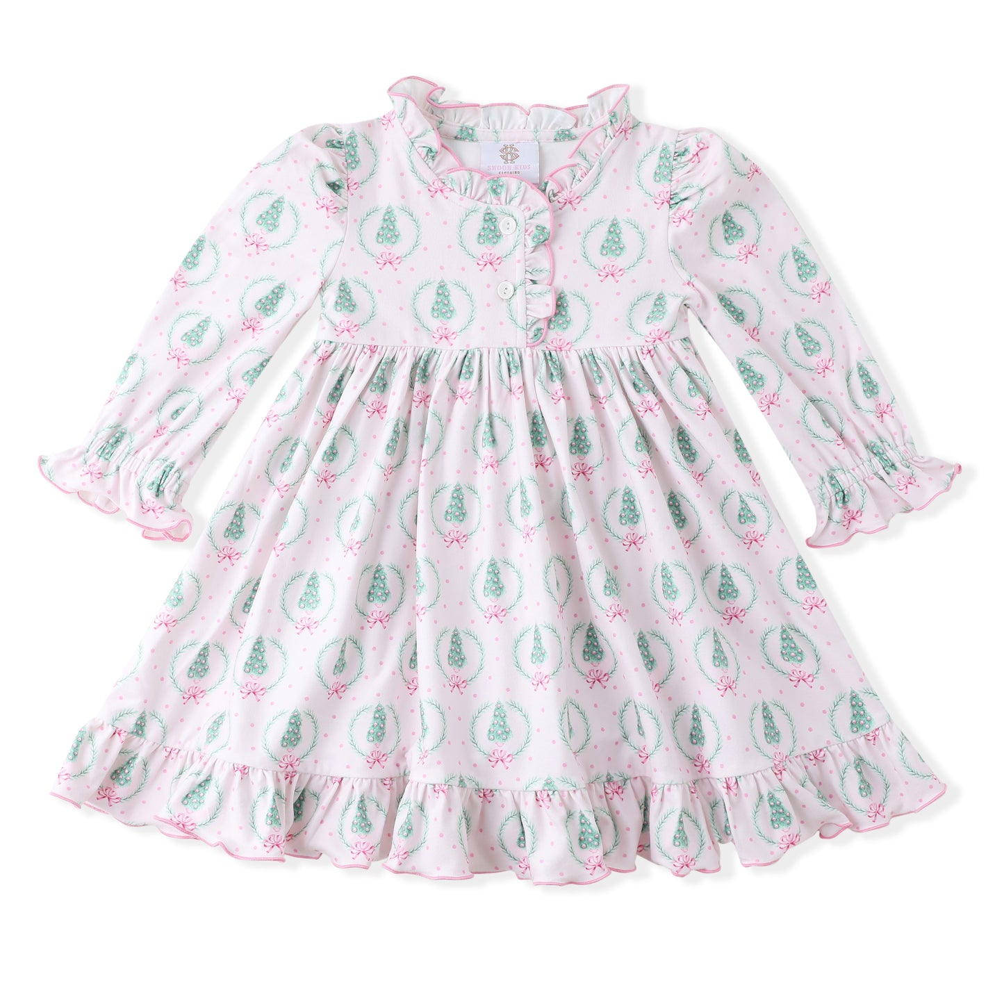 Christmas Tree Butterknit Dress