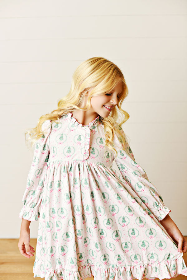 Christmas Tree Butterknit Dress