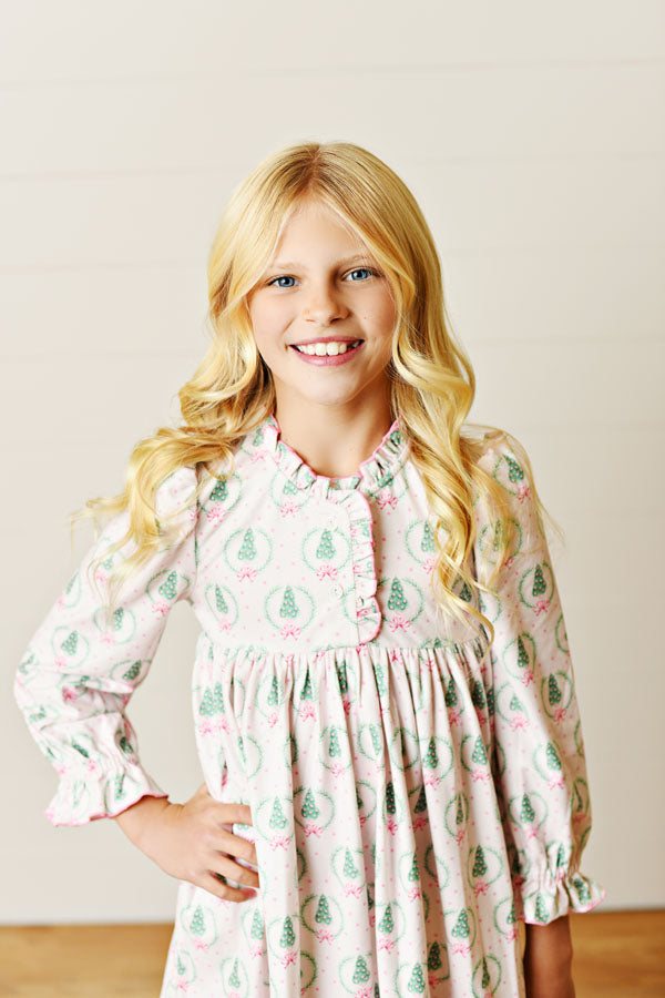 Christmas Tree Butterknit Dress