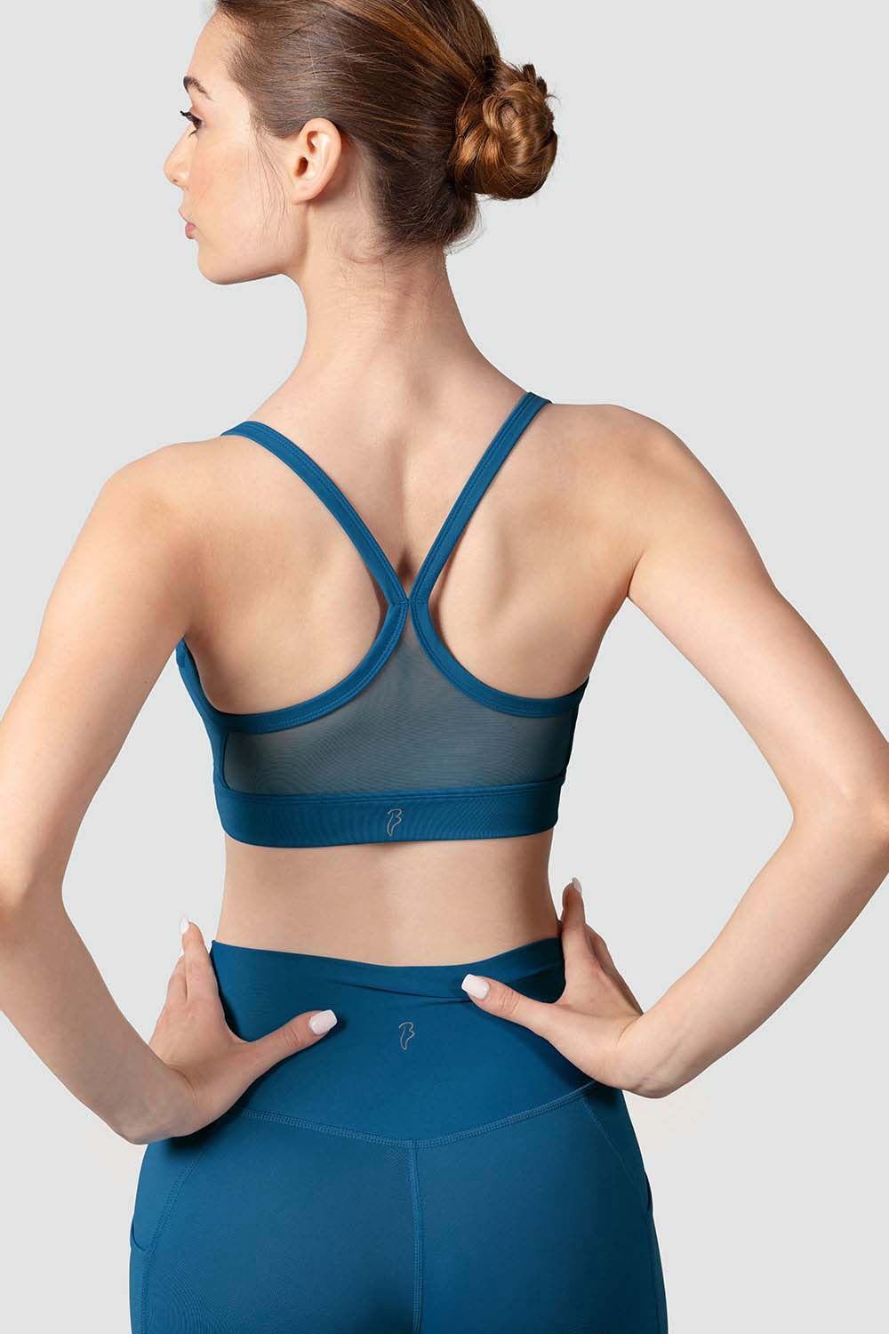 Catherine Crop Top - Peacock