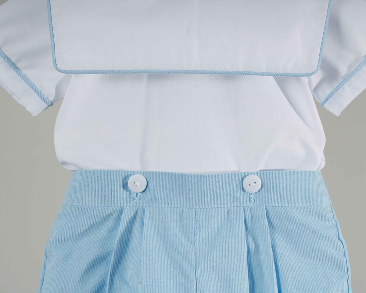 Lt. Blue Corduroy Andrew Set