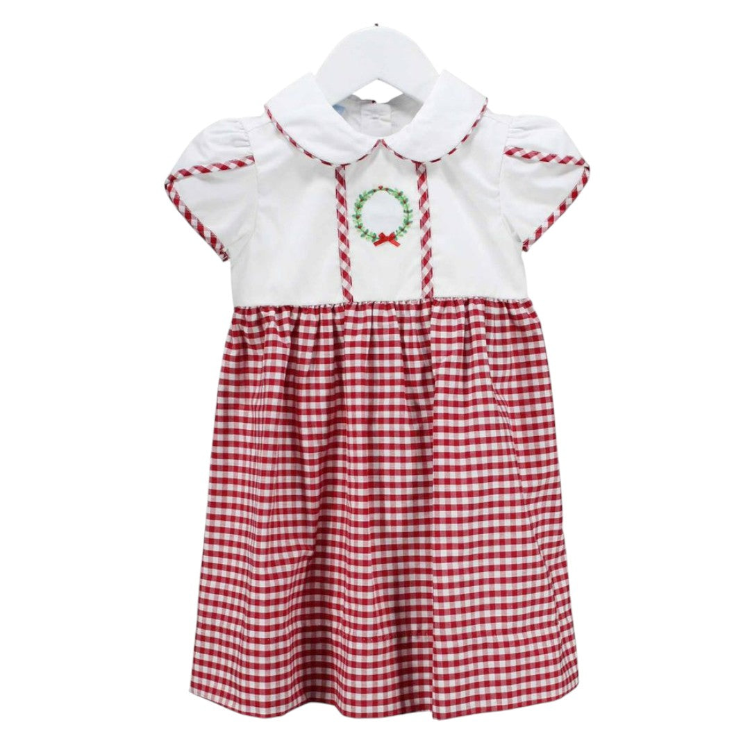 Merry Christmas Wreath Hazel Dress
