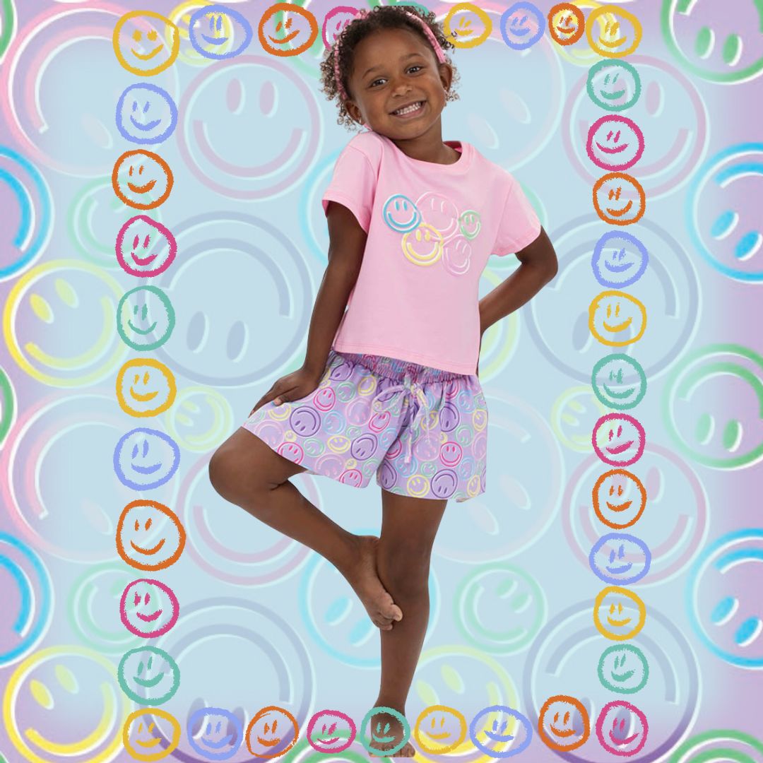 Smiley Face Puffy Tee