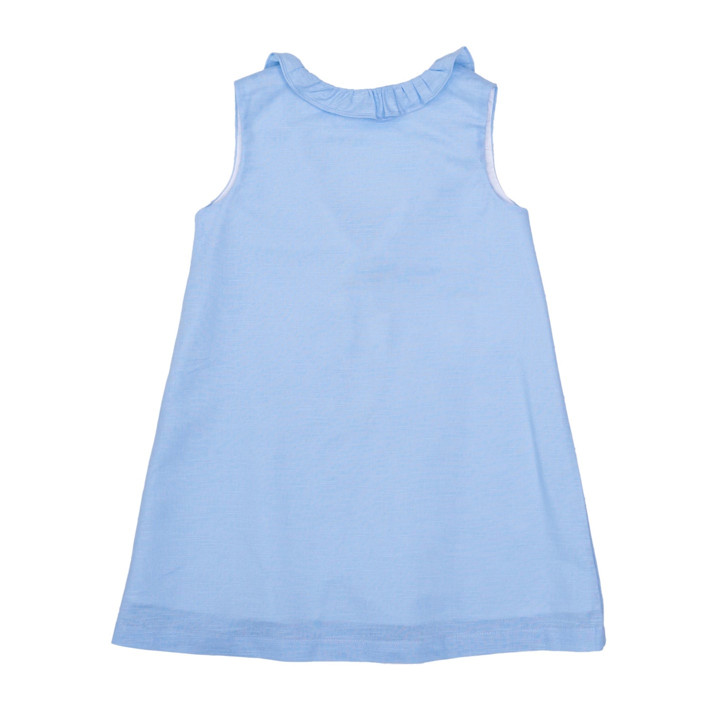 Karla Dress - Blue Linen