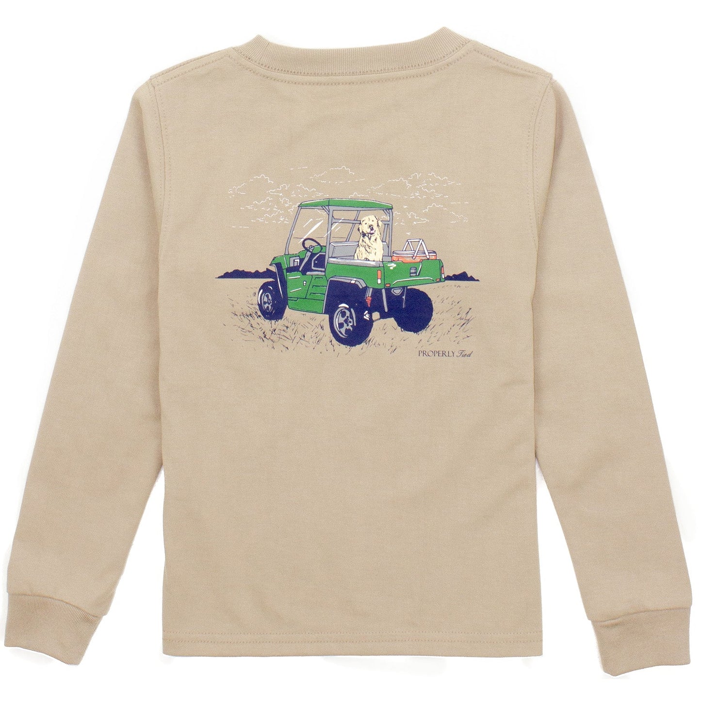 Side By Side L/S Tee - Sand